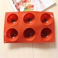 GogoForward 6 Even The Large Domed DIY Silicone Cake Mold Soap Mold Jelly Pudding Silicone Chocolate Mold N3