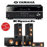 Klipsch RP-260F Reference Premiere 5.1 Home Theater System with Yamaha RX-V581BL 7.2-Ch A/V Receiver