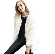 Outerwear,Morecome Ladies Warm Faux Fur Fox Coat Jacket Winter Outerwear N22