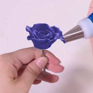 Cake Decorating Tips Set for Icing Piping Bags Reusable Coupler Flower Nail Storage Case, 28 Piece Stainless Steel... N6
