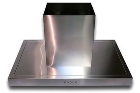 CAVALIERE 48" Island Mounted Stainless Steel Kitchen Range Hood 860 CFM Spagna Vetro Econo Series SV198Z2-I48M N2