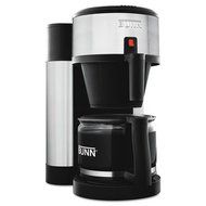 10-Cup Home Coffee Brewer, Stainless Steel, Black, Sold as 1 Each