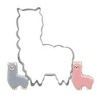 Anyana Alpaca &amp; Grass Mud Horse Stainless Steel Cookie Cutter Cake Mould Tool Kitchen Tool Sugar Paste Baking...
