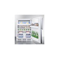 Summit AccuCold BI540-SSTB 24&quot; 5.1 cu.ft. Under-Counter Built-In Capable Refrigerator-Freezer with Cycle Defrost... N2