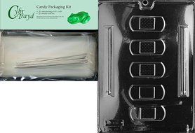 Cybrtrayd J028 Bandaid and Thermometer Chocolate Candy Mold with Exclusive Cybrtrayd Copyrighted Chocolate Molding...