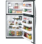 GE GIE21GSHSS 21.2 Cu. Ft. Stainless Look Top Freezer Refrigerator - Energy Star N3