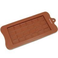 Freshware CB-607BR Silicone Break-Apart Chocolate, Protein and Energy Bar Mold