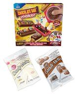 Chocolate Bar Maker Kit with Light Chocolate and White Candy Melts Bundle of 3 Items