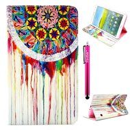 Tab 4 7.0 Case, Firefish Damage Resistance Case Premium PU Leather Wallet Card Slots Kickstand Feature Case for... N53
