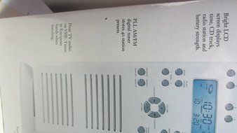 Sharper Image Twin CD Radio Shower Companion SI742 N4