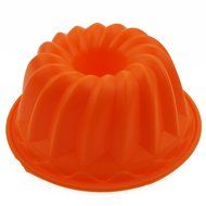 Wenwins silicone bundt pan 3pcs (orange) N4