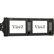 ViewZ VZ-070RM-3G 3RU Dual 7.0&quot; 3G-SDI Rackmount Monitor N3