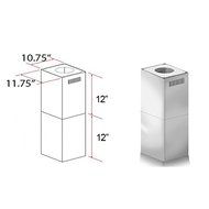 ZLINE 2-12 in. Short Chimney Pieces for 7 ft. to 8 ft. Ceilings N8