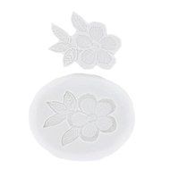 Lace Flower &amp; Leaves Medallion Mold by CK