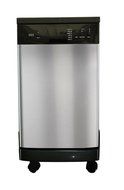 SPT SD-9241SS Energy Star Portable Dishwasher, 18-Inch, Stainless Steel N5