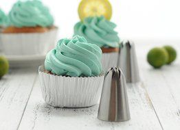 BeBeFun 304 Stainless Steel Extra-Large/ Jumbo Classical Cup Cake Piping Icing Decoration Tips Set. Include French...