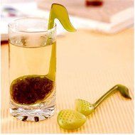 5PCS Music Note Fashion Convenience Tea leaf Strainer Spoon Teaspoon Infuser Filter N6
