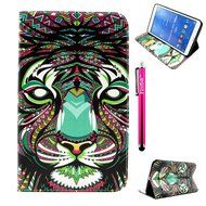 Tab 4 7.0 Case, Firefish Damage Resistance Case Premium PU Leather Wallet Card Slots Kickstand Feature Case for... N65