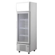 SLLG4-209LT Glass Swing 1-Door Milk Beer Soda Beverages Drinks Cooler Commercial Showcase Refrigerator Merchandiser...