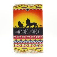 Tab 4 7.0 Case, Firefish Damage Resistance Case Premium PU Leather Wallet Card Slots Kickstand Feature Case for... N66