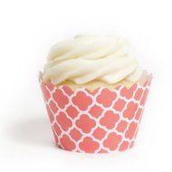 Dress My Cupcake Lavender Spanish Tile Cupcake Wrappers, Set of 12 N17