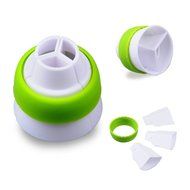 Complete Russian Piping Tips 33 PCS/Set - YOUKEE 32PCS 304 Stainless Steel Piping Tips + 1 Tri-color Coupler-... N5