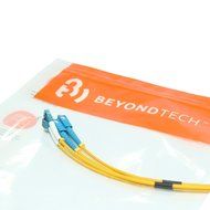 Beyondtech 3m (9ft) LC-SC 9/125 OS1 Duplex Singlemode PVC Fiber Optic Cable N4