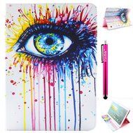 Tab 4 7.0 Case, Firefish Damage Resistance Case Premium PU Leather Wallet Card Slots Kickstand Feature Case for... N82