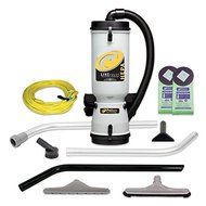 ProTeam Vacuum Backpack 10 Quart LineVacer Backpack HEPA Vacuum with Remediation Tool Kit