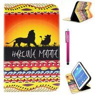 Tab 4 7.0 Case, Firefish Damage Resistance Case Premium PU Leather Wallet Card Slots Kickstand Feature Case for... N87