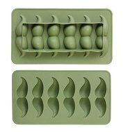 DGI MART 6 Cavities Funny Mustache Shape Mini Ice Cube Mold Tray(Not for baking,Colour by Random)