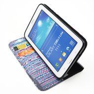 Tab 4 7.0 Case, Firefish Damage Resistance Case Premium PU Leather Wallet Card Slots Kickstand Feature Case for... N94