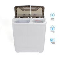 Portable Compact Washer and Spin Dry Cycle with Built in Pump 300W Apartment Washer Spinning Dryer N2