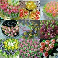 6PCS Russian Tulip Stainless Steel Icing Piping Nozzles Tips Russia Nozzl DIY Stainless Pastry Tips by Kissmytwins N4