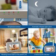 VTech VM343 Safe &amp; Sound Video Baby Monitor with Night Vision, Pan/Tilt/Zoom and Two-Way Audio N8