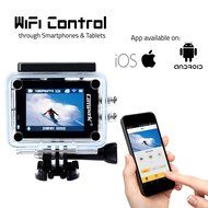 Campark Sports Action Video Camera 4K 30fps Ultra HD WiFi with Wrist Remote Control,Dual Screen,Waterproof upto...