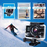 Campark Sports Action Video Camera 4K 30fps Ultra HD WiFi with Wrist Remote Control,Dual Screen,Waterproof upto... N2