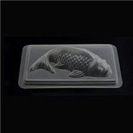 Shopline Plastic 3D Koi Fish Cake Chocolate Mould Jelly Handmade Sugarcraft Mold (Small koi fish) N9