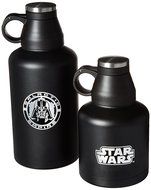 Zak! Designs Vacuum Insulated Growler with Convertible Screw-on Lid, Powder Coated Stainless Steel, Leak-proof... N5