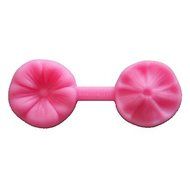 Sher FOUR-C Silicone Molds Flower Cake Design Moulds Color Pink