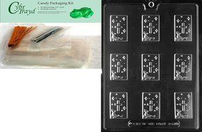 Cybrtrayd R063 Communion/Baptism Mint Chocolate Candy Mold with Exclusive Cybrtrayd Copyrighted Chocolate Molding...