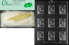 Cybrtrayd R063 Communion/Baptism Mint Chocolate Candy Mold with Exclusive Cybrtrayd Copyrighted Chocolate Molding... N2