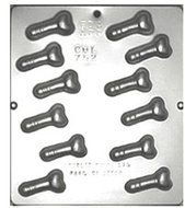 Mini Penis Pieces Chocolate Candy Mold 752