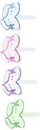 Oasis Supply 24 Count Baby Booties Puffy Baby Shower CupCake Topper