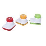 Set of 3pcs Smiley Face Expression Pattern Nori Punch Cutters Mold DIY by Generic