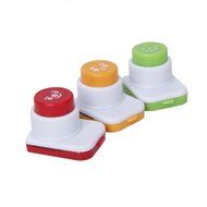 Set of 3pcs Smiley Face Expression Pattern Nori Punch Cutters Mold DIY by Generic N2