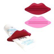 Ziaxa(TM) 2 Pcs 2016 Top Sale Sexy Hot Lip Kiss Bathroom Tube Dispenser Toothpaste Cream Squeezer Home Tube Rolling... N2