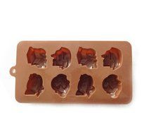 Yunko 8 Cavity Ship Plane Train Car Silicone Chocolate Candy Jelly Mold N2