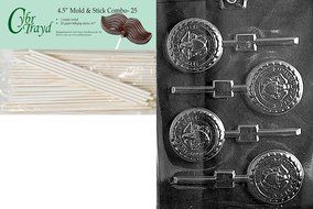 Cybrtrayd J099 Navy Pop Jobs Chocolate Candy Mold N5