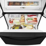 Whirlpool Model # WRF540CWBB 20.0 cu. ft. French Door Refrigerator in Black, Counter Depth N3